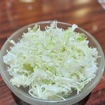 とんかつ六角箸 - セットのサラダ