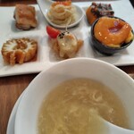 健民ダイニング - はじめにスープ、そしてプレート