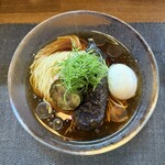 鈴鳴食堂 三番館 - 冷やしdashiそば＋味玉