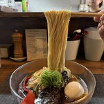 鈴鳴食堂 三番館 - 冷やしdashiそば＋味玉