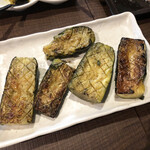 肉山 - 3．ズッキーニの炭火焼き