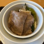 日本平ホテル - 強肴　旬菜蒸し　甘鯛塩焼き、静岡そだちリブロースなど