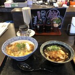 肉肉うどん - 料理写真:カツ丼ミニうどんセット1180円