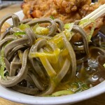 一由そば - 忘れてた ナマ玉子のこと