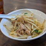 極濃湯麺フタツメ - ライスにオンザスープ