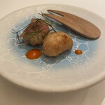 エディション・コウジ シモムラ - 右がホタテ、ホクホク