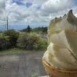 らかん高原スカイパーク - 濃厚なソフトクリーム