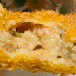 和気精肉店 - コロッケ断面