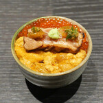 焼うお いし川 - ☆名物「至福の三色丼」（●＾o＾●）☆