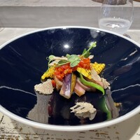 Global French Kitchen 雫 - 宮崎牛の希少部位のロティ。トリュフが載ってます！