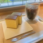 カステラショップ - カステラセット　アイスコーヒー付き