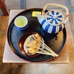 あぶり餅 本家 根元 かざりや - 