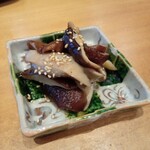 さじ - シイタケ。ピクルス