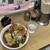 一由そば - 料理写真:ジャンボゲソ天 とり天 ナマ玉子