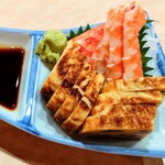 東京亭 - エビと玉子焼きのアタマ　※握り寿司の酢飯なし