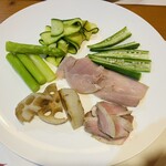 にのまえ - 冷製肉と野菜の盛り合わせ