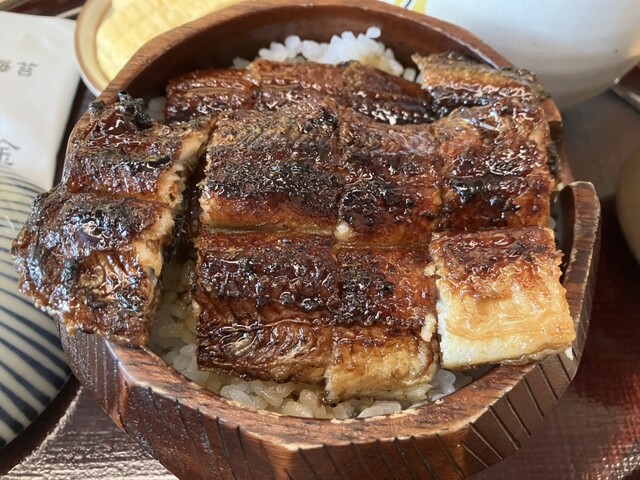 ひつまぶし　5点 ひつまぶしと岐阜の幻の地鶏☆』by みるみんく : 鰻 炭焼