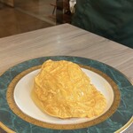 とろ～り卵のオムライス さん太 - カマンベールチーズぱっかーんオムライスセット