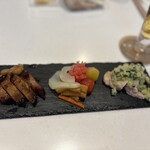 モダンチャイニーズブラッセリ― HALOW - 前菜３種盛り