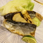 焼き物はさんまと松茸