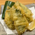 鮨酒場てっぺい - はも梅しそ揚げ