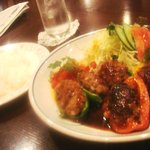 洋食マザー - ピーマン肉詰＋ライス