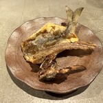料理屋まる - 鮎の唐揚げ