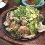 焼鳥と釜めし 一起 - もも肉籠炙り焼き