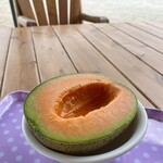 ふくだめろん - カットメロン半玉 700円