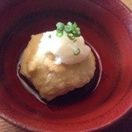 蕎麦 坐忘 - 辛味そばがき