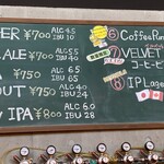北アルプス ブルワリー - 本日のビール