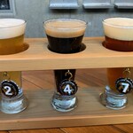 北アルプス ブルワリー - 飲み比べセット②ペールエール ④スタウト ⑦ベルベットブリュー