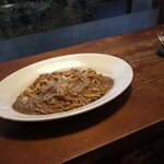 Hachihare - 黒にんにくと青唐辛子のクリームパスタ