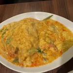 ティーヌンキッチン - クン　パッ　ポン　カレー（エビと卵のカレー）