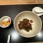 京 静華 - 夏野菜と挽肉