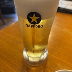 焼肉まんてん - 暑い日はビールだよね