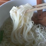 元祖 生そうめん めんめん - 麺はこんな感じ