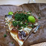 神保町 傳 - 秋刀魚の肝ソース