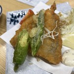 たかや鮨 - アジフライ