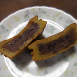 やまだ屋 - 桐葉菓；断面