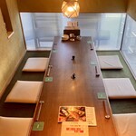 温炊き さんずい - 今回の個室（掘りごたつ式）