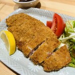 酒くれや こう野 - ロース豚カツ