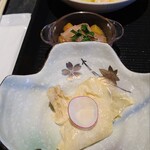 大江戸温泉物語Premium 鬼怒川観光ホテル - ゆば&生ハムと白桃あえ