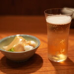 ぽん多本家 - ビール・お通し