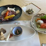 那須陽光ゴルフクラブ - 料理写真:ロッジ夕飯　おまかせ御膳