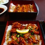 鳥常本店 - 二段重(1900円)の正体は「うな重＋鳥重」！