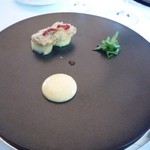 マダム・トキ - 前菜…鰯のベニエとポテトサラダ　アンチョビのオイルとソースオランデーズ