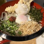 もっとあなたの蕎麦に 志向庵 - 冷やしぶっかけそば➕大根おろし➕梅干し