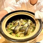 銀座 しのはら - 鮎のご飯はさっぱり