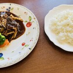 Catman Cafe - ハンバーグとライス